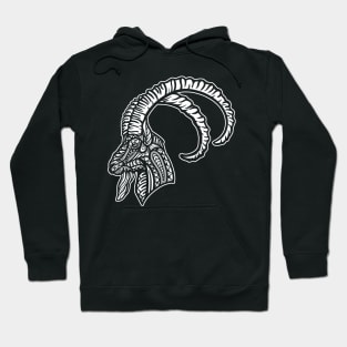 Ibex Goat Tribal Hoodie